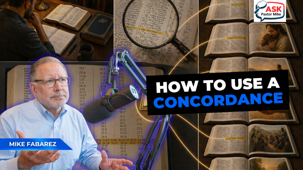 How can I use a concordance to better understand the Bible?