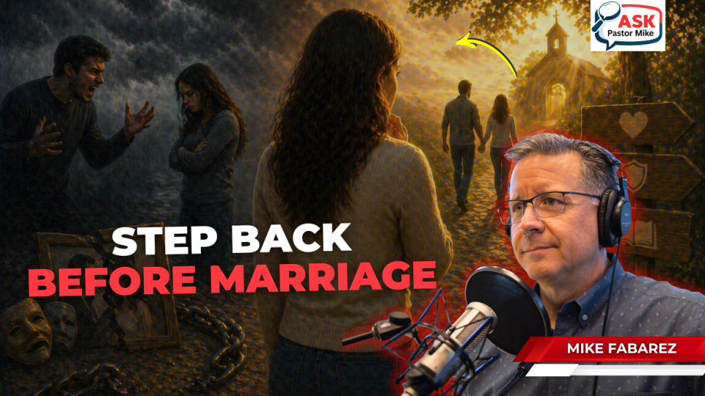 What should I do if my fiancé is avoiding accountability before marriage?