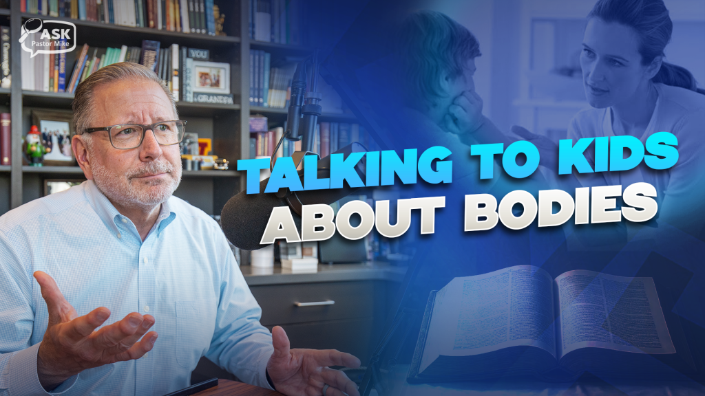 How should a Christian parent talk to a young child who is becoming curious about the human body and sexuality?